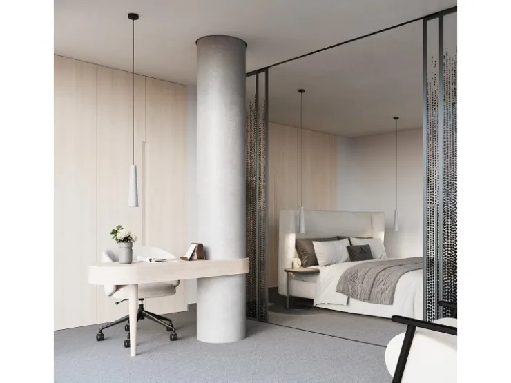 Sollux Lighting Pendelleuchte Electra Beton Grau