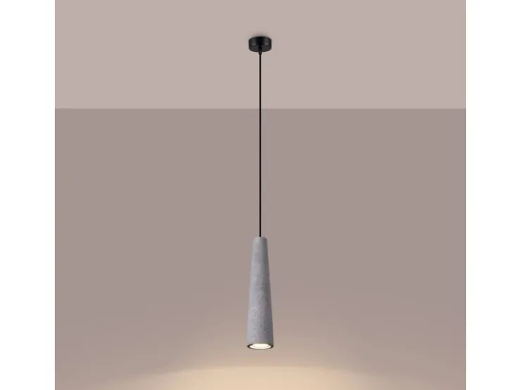 Sollux Lighting Pendelleuchte Electra Beton Grau