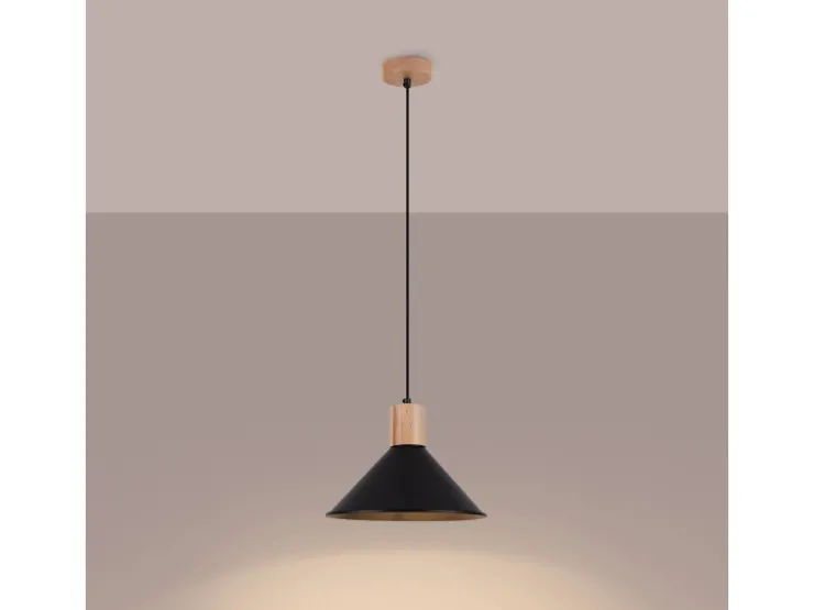 Sale Sollux Lighting Pendelleuchte Jaga Schwarz