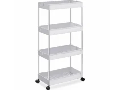 Sale Songmics Küchenregal 4 Ebenen 22,2 cm x 40,3 cm x 86 cm Weiß