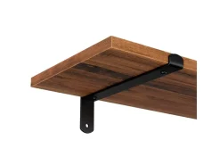 Sale Schweberegal 60 cm x 20 cm x 7 cm Braun-Schwarz Küchenregale