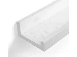 Hot Schweberegal 2er Set 10 cm x 60 cm Weiß Küchenregale