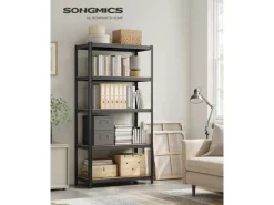 Online Standregal 50 cm x 100 cm x 200 cm Braun-Schwarz Küchenregale