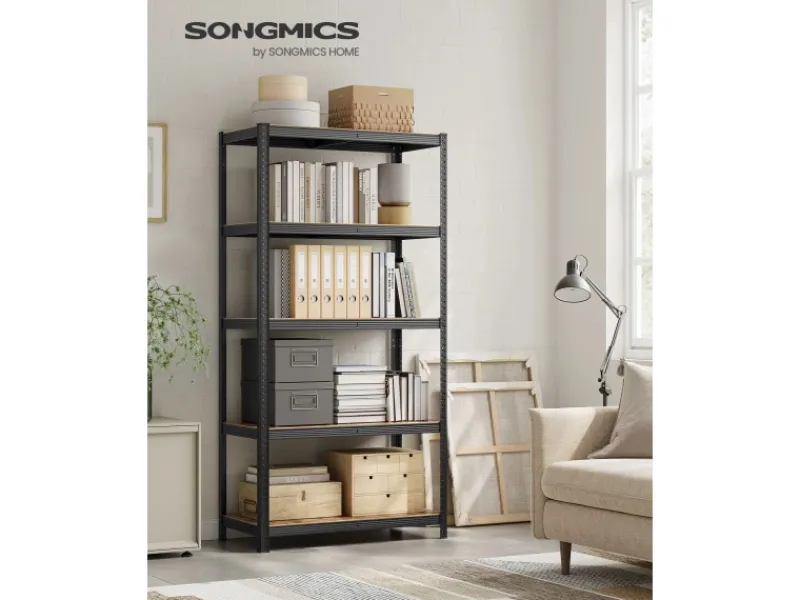 Online Standregal 50 cm x 100 cm x 200 cm Braun-Schwarz Küchenregale