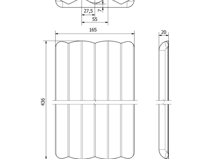 Clearance SOTECH Bambus Gewürzeinsatz 436x165x20 mm Für ORGA-BOX 2 und 3 Besteckeinsätze mit Canvas Struktur