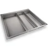 Discount Besteckeinsatz ORGA-BOX II MAXI 462 x 509 x 50 mm Silbergrau Für Nobilia 60er Schublade Besteckkästen