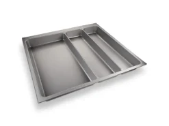 Discount Besteckeinsatz ORGA-BOX II MAXI 462 x 509 x 50 mm Silbergrau Für Nobilia 60er Schublade Besteckkästen