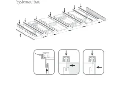 Cuisio Besteckeinsatz 450 mm Höhe 55 mm Transluzent Graphitgrau mit Messerblock Besteckkästen