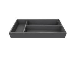 Best Essensa Connect Basisset 1 Organisationssystem 50 mm Höhe Anthrazit Besteckkästen