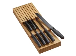 SOTECH Besteckkästen<Mehrzweckeinsatz SEPARADO Individual Genarbt 300x474x51mm Schubladeneinsatz inkl. Messereinsatz Schiefergrau