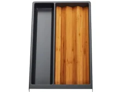 SOTECH Besteckkästen<Mehrzweckeinsatz SEPARADO Individual Genarbt 300x474x51mm Schubladeneinsatz inkl. Gewürzeinsatz Schiefergrau