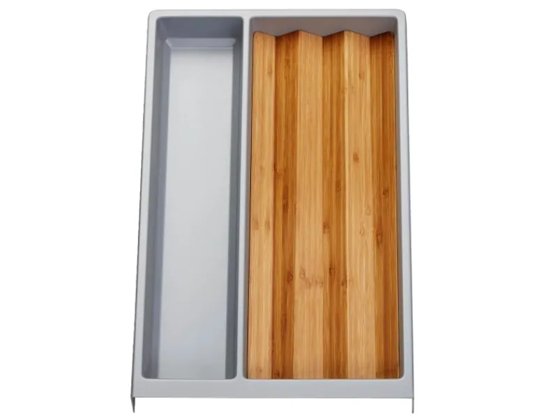 Discount Mehrzweckeinsatz SEPARADO Individual Genarbt 300x474x51mm Schubladeneinsatz inkl. Bambus Gewürzeinsatz Besteckkästen