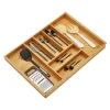 Clearance SOTECH Orga-Box-1 Bambus Besteckeinsatz 7 Fächer Für Blum Tandembox Antaro Schubladen 719x473x56 mm im 80er Schrank