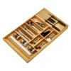 SOTECH Besteckkästen<Orga-Box-1 Bambus Besteckeinsatz 10 Fächer Für Blum Tandembox Antaro Schubladen 819x473x56 mm im 90er Schrank