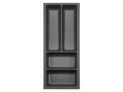 SOTECH Besteckkästen<ORGA-BOX-3 Besteckeinsätze Tiefe 473 mm Höhe 50,5 mm Schubladeneinsätze Breite 191 mm Anthrazit