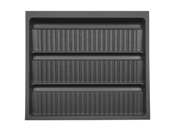 SOTECH Besteckkästen<ORGA-BOX-2 Gewürzgläsereinsatz Tiefe 462 mm Höhe 50,5mm Für Nobilia Küchen Canvas Struktur Breite 509mm Anthrazit