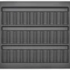 Clearance SOTECH ORGA-BOX Gewürzgläsereinsatz Gewürzdoseneinsatz 513 x 28 x 473 mm Oriongrau Für Blum 60er Korpusbreite