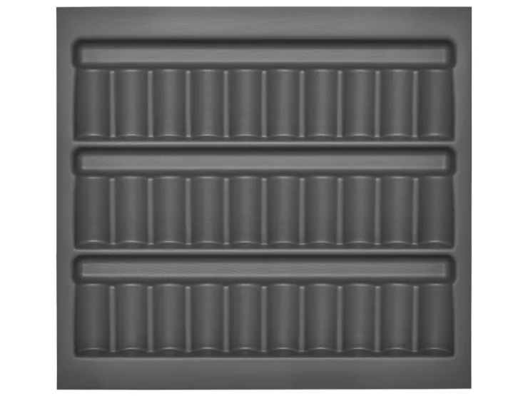 Clearance SOTECH ORGA-BOX Gewürzgläsereinsatz Gewürzdoseneinsatz 513 x 28 x 473 mm Oriongrau Für Blum 60er Korpusbreite