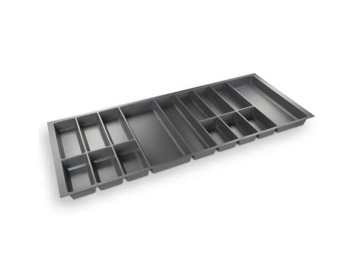 SOTECH Besteckkästen<ORGA-BOX IV UNIVERSAL Besteckeinsatz 1200 mm Höhe 53 mm Schubkasteneinsatz Besteckeinteilung