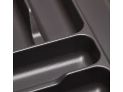 Clearance SOTECH Orga-Box VIII Besteckeinsatz 511 x 480 x 55 mm Lavagrau mit Perlstruktur Für 60er Schränke in Häcker Küchen