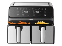 Sale STEINBORG SB-3131 Dual Heißluftfritteuse 4+4 Liter 1700 Watt