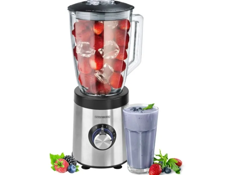 New SB-7020 Edelstahl Standmixer 1,5 Liter BPA-Frei 800 Watt Haushaltsgeräte