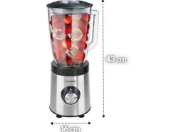 New SB-7020 Edelstahl Standmixer 1,5 Liter BPA-Frei 800 Watt Haushaltsgeräte