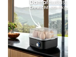Outlet STEINBORG SB-2630 Eierkocher für 1 bis 8 Eier Dampfauslass 500 Watt