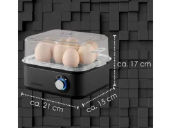 Outlet STEINBORG SB-2630 Eierkocher für 1 bis 8 Eier Dampfauslass 500 Watt