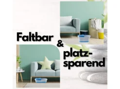 Best STEINBORG SB-1060 Faltbares Fußsprudelbad mit Fernbedienung Platzsparend Timer