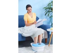 Best STEINBORG SB-1060 Faltbares Fußsprudelbad mit Fernbedienung Platzsparend Timer