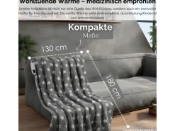 Sale SB-9524 Heizdecke mit Timer 9 Temperaturstufen 180x130 cm Haushaltsgeräte