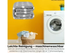 Sale SB-9524 Heizdecke mit Timer 9 Temperaturstufen 180x130 cm Haushaltsgeräte