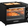 Hot SB-3001  3in1 Minibackofen mit Umluft 20 Liter 1300 Watt Schwarz Haushaltsgeräte