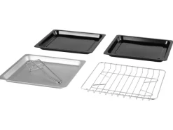 Hot SB-3001 3in1 Minibackofen mit Umluft 20 Liter 1300 Watt Schwarz Haushaltsgeräte