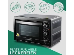 Discount STEINBORG SB-3015 Minibackofen 15 Liter 1300 Watt Schwarz
