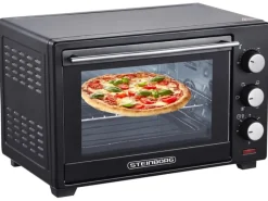 Sale SB-3002 Minibackofen mit Umluft 25 Liter 1600 Watt Schwarz Haushaltsgeräte