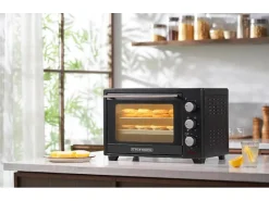 Sale SB-3002 Minibackofen mit Umluft 25 Liter 1600 Watt Schwarz Haushaltsgeräte