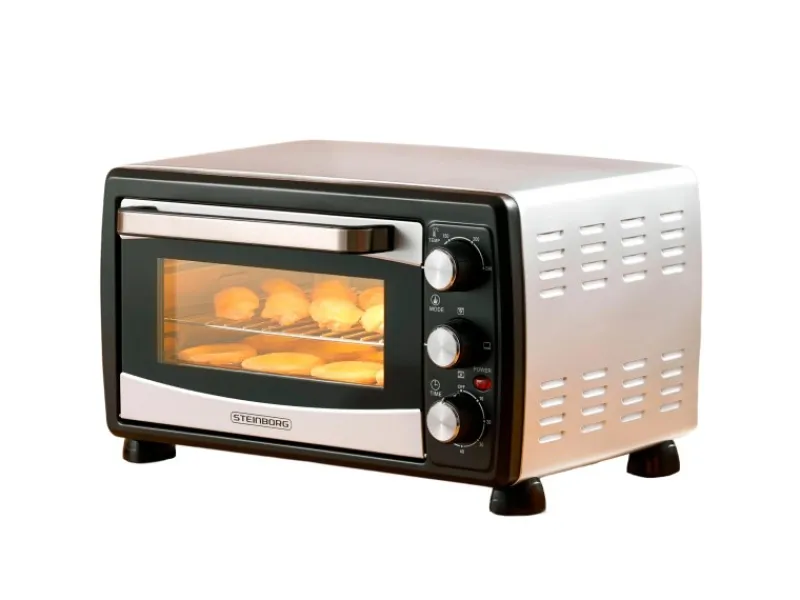 Outlet SB-3007 Minibackofen mit Umluft 20 Liter 1380 Watt Haushaltsgeräte