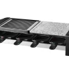 STEINBORG Haushaltsgeräte<SB-2140 Raclette Grill für 8 Personen mit Kombinierter Grillfläche 1300 Watt