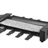 Discount STEINBORG SB-2220 Raclette Grill für 8 Personen mit Teilbarer Kombinierter Grillfläche 1500 Watt