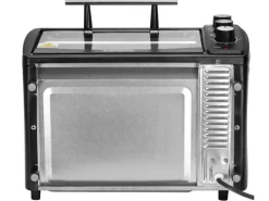 Hot SB-3005S Minibackofen 13 Liter 1200 Watt Schwarz Haushaltsgeräte