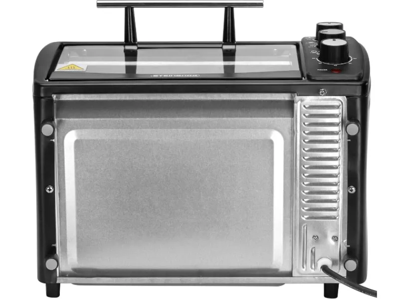 Hot SB-3005S Minibackofen 13 Liter 1200 Watt Schwarz Haushaltsgeräte