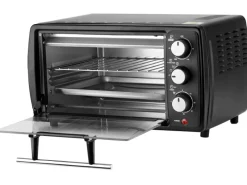 Hot SB-3005S Minibackofen 13 Liter 1200 Watt Schwarz Haushaltsgeräte