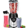 New SB-7030 Standmixer mit To-Go Becher Glaskrug BPA-Frei 500 Watt Haushaltsgeräte