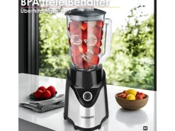 New SB-7030 Standmixer mit To-Go Becher Glaskrug BPA-Frei 500 Watt Haushaltsgeräte