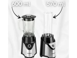 New SB-7030 Standmixer mit To-Go Becher Glaskrug BPA-Frei 500 Watt Haushaltsgeräte