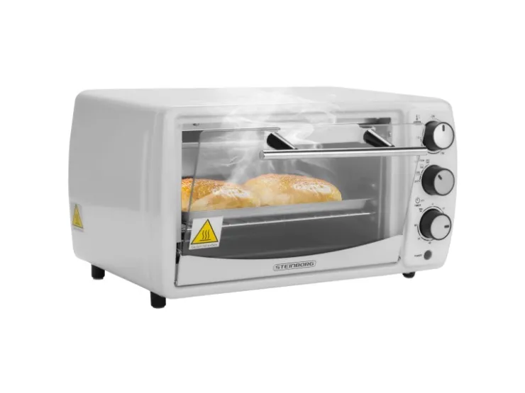 Sale STEINBORG SB-3005W Minibackofen 13 Liter 1200 Watt Weiß