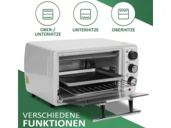 Sale STEINBORG SB-3005W Minibackofen 13 Liter 1200 Watt Weiß