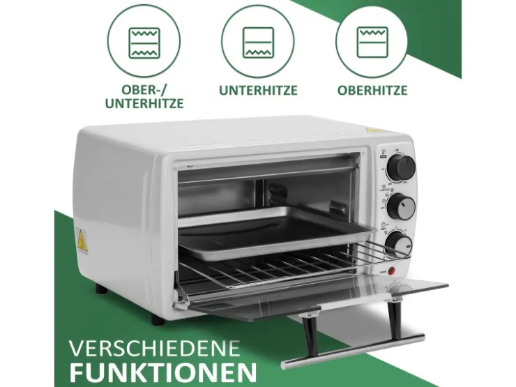 Sale STEINBORG SB-3005W Minibackofen 13 Liter 1200 Watt Weiß